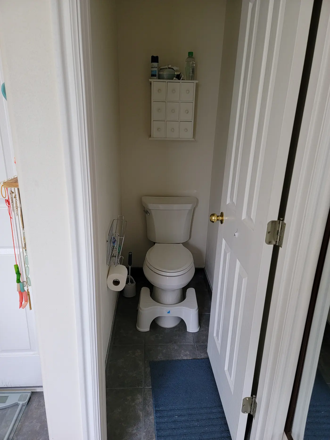 Before — the same corner