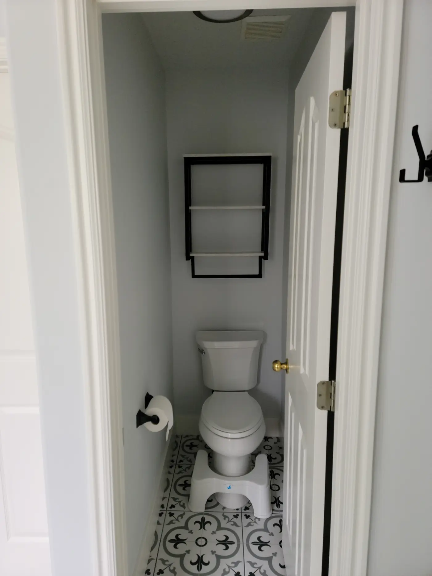 After — the water closet