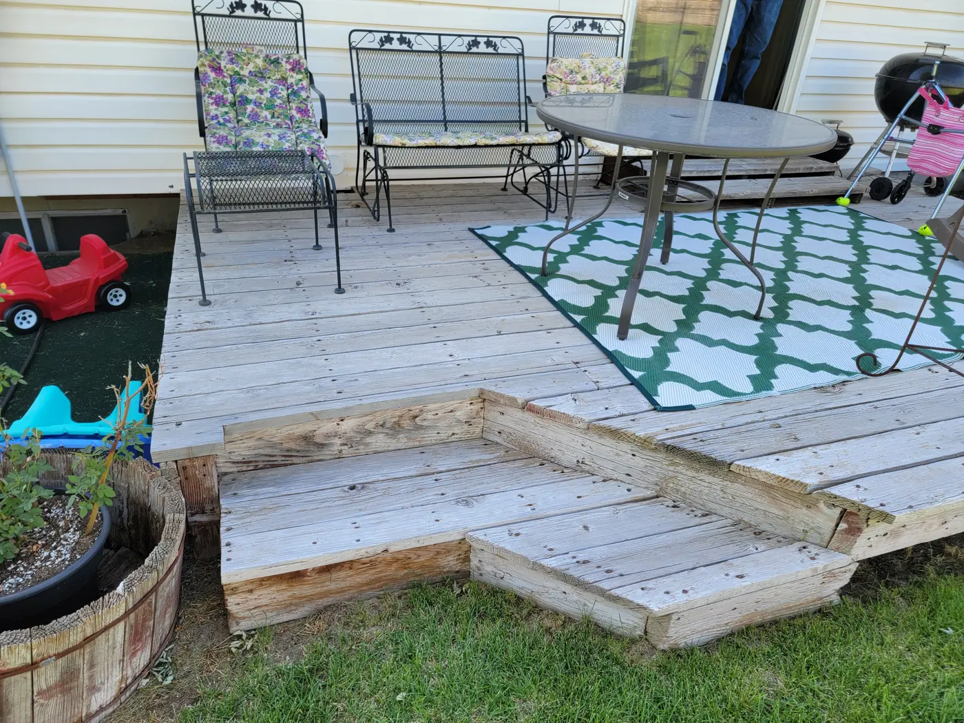 Before — The deck