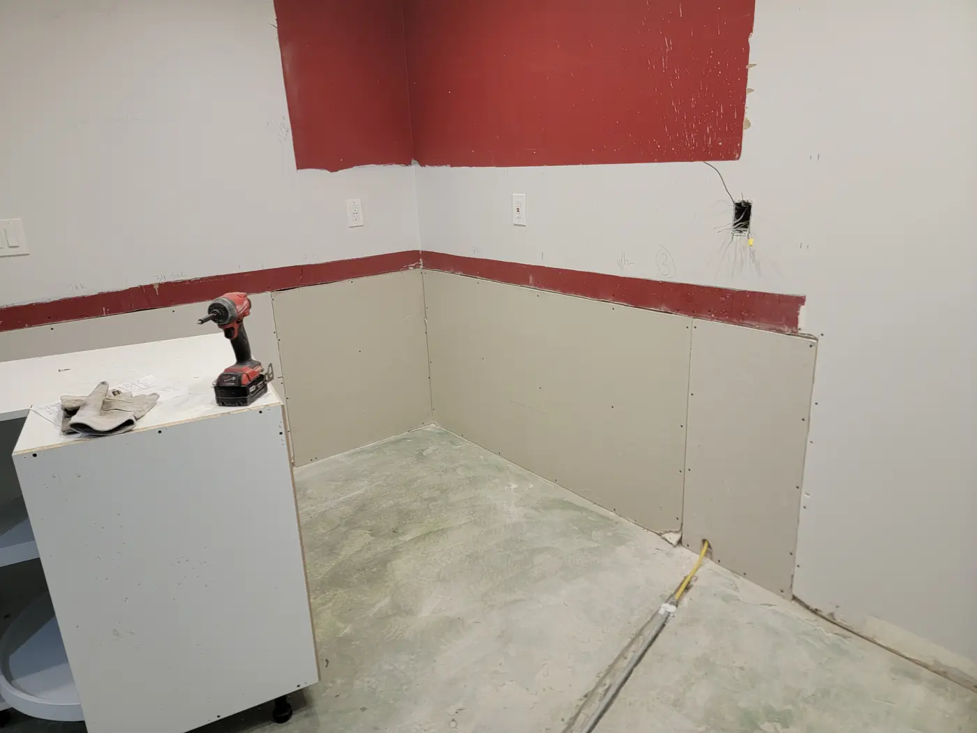 Before — The corner