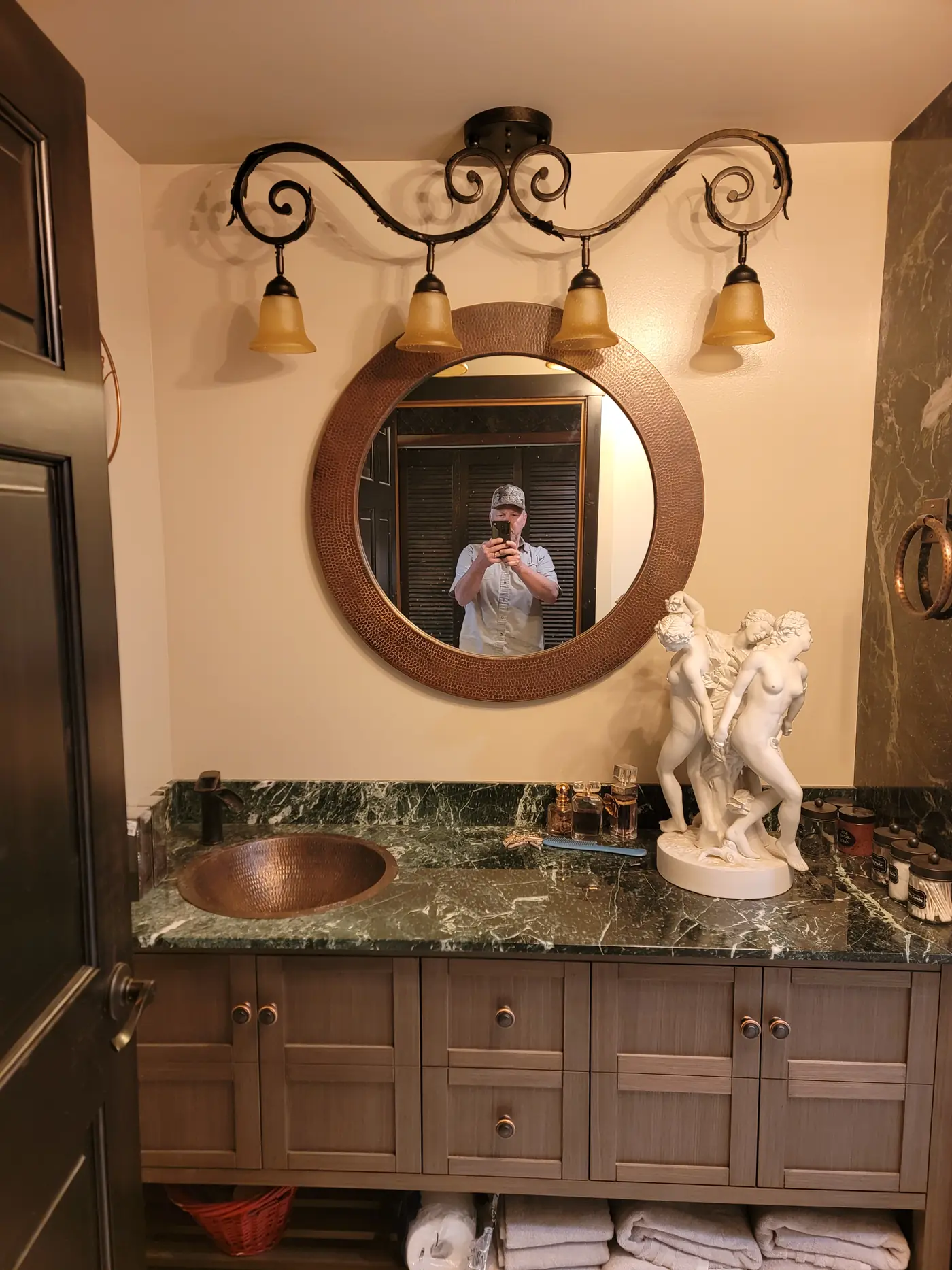 After — the mirror wall